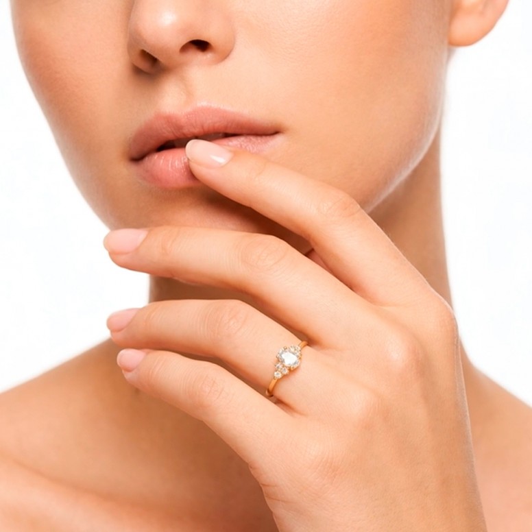 Ring Mary 18K Gold Diamonds