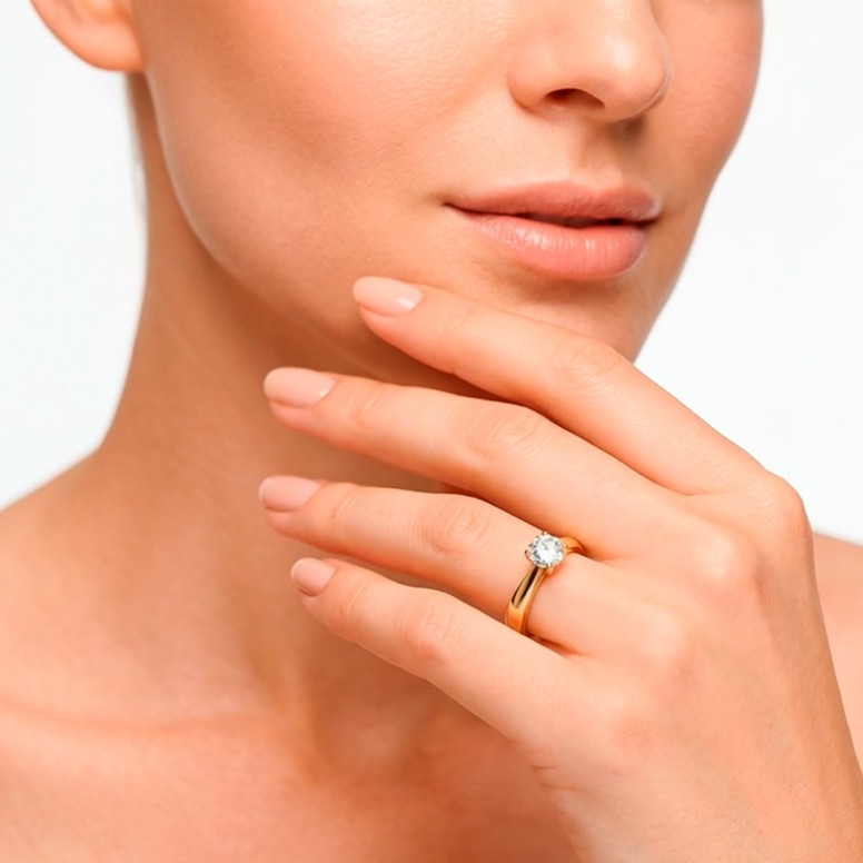 Anel Meryl Ouro 18K Top�zio