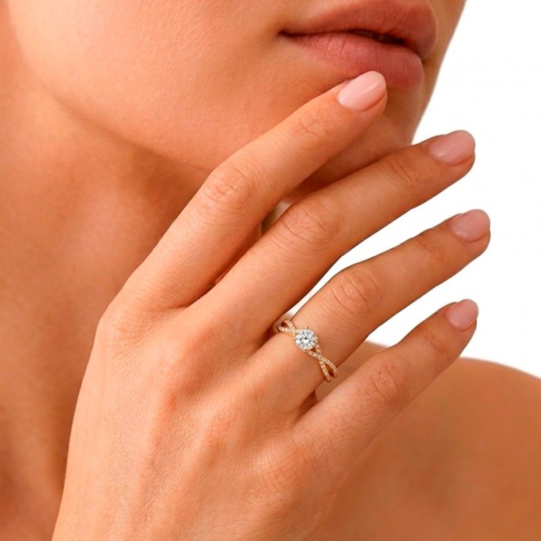 Ring Julia 18K Gold Diamonds