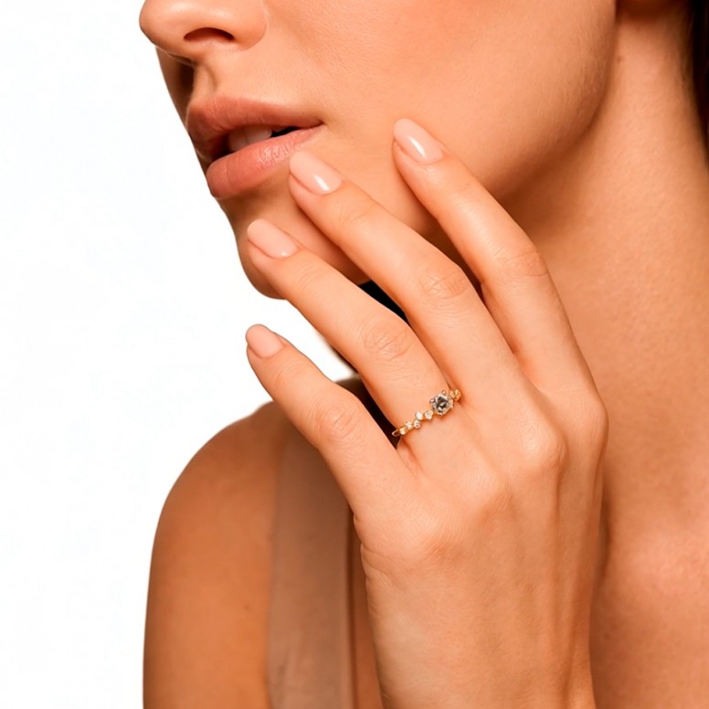 Ring Mia 18K Gold Diamonds