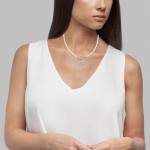 Colar My Pearls Blue Stone