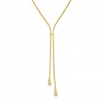 Collar Y Golden Drops