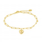 Pulsera Golden Heart