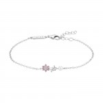 Pulsera Girls Flor y Mariposa