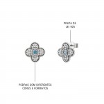 Pendientes Hawaii Azul