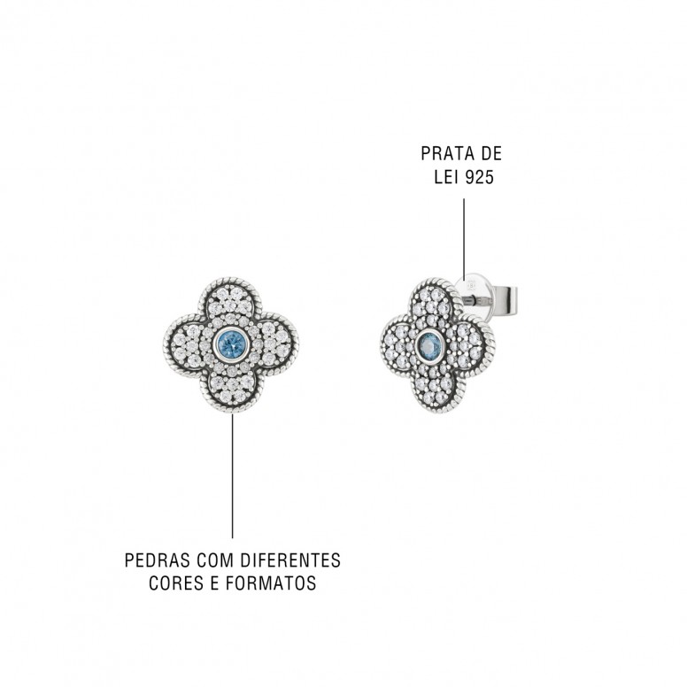 Pendientes Hawaii Azul