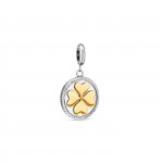 Lucky Flower Bicolor Charm