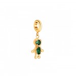 Charm Energy Green Boy Crystal Golden