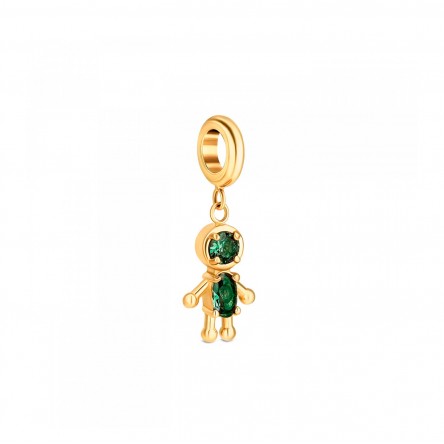 Charm Energy Green Boy Crystal Golden Charm Energy Green Boy Crystal Golden