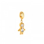 Charm Energy Boy Crystal Golden