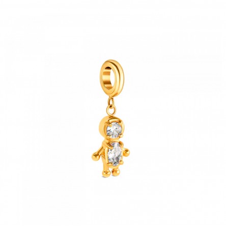 Charm Energy Boy Crystal Golden