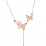 Collar Love in Rose Dos Mariposas