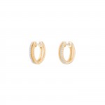 Golden Twist & Glow Hoops