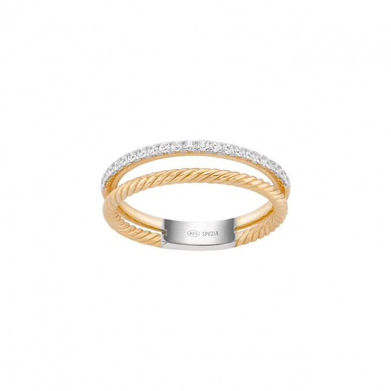 Golden Twist & Glow Ring