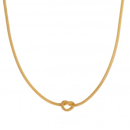 Golden Knot Necklace