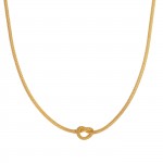 Golden Knot Necklace