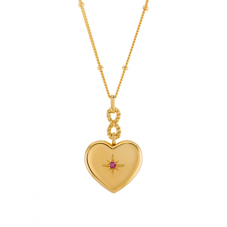 Colar Golden Love Locket
