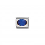 Charm Link Circonita Azul