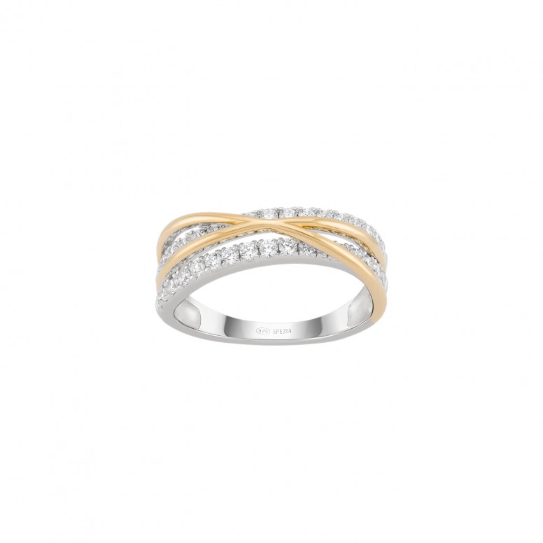 Anillo Bicolor Infinity