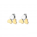 Pendientes Crazy Heart Bicolor