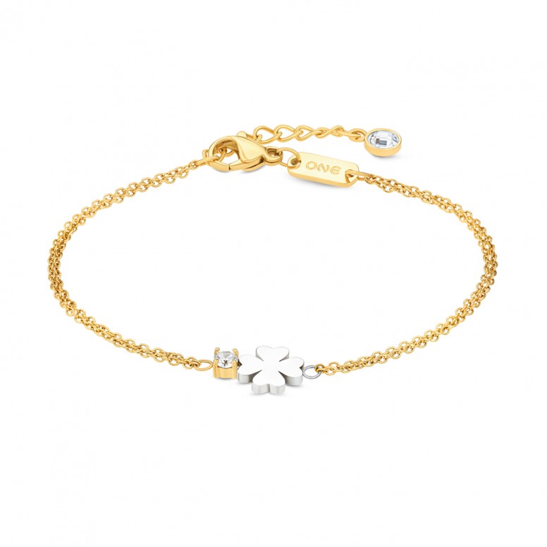 Crystal Lucky Flower Bracelet
