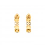 Lucky Flower Hoops