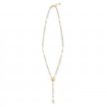 Rosary & Our Lady Of F�tima Medal Hope Necklace