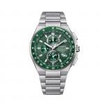 Radio-Controlled Super Titanium Green Watch