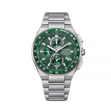 Relógio Radiocontrolado Super Titanium Verde Relógio Radiocontrolado Super Titanium Verde