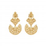 Pendientes Gallegos Plata Dorada