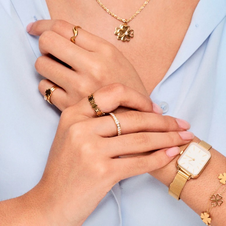 Anillo Lucky Flower Crystal