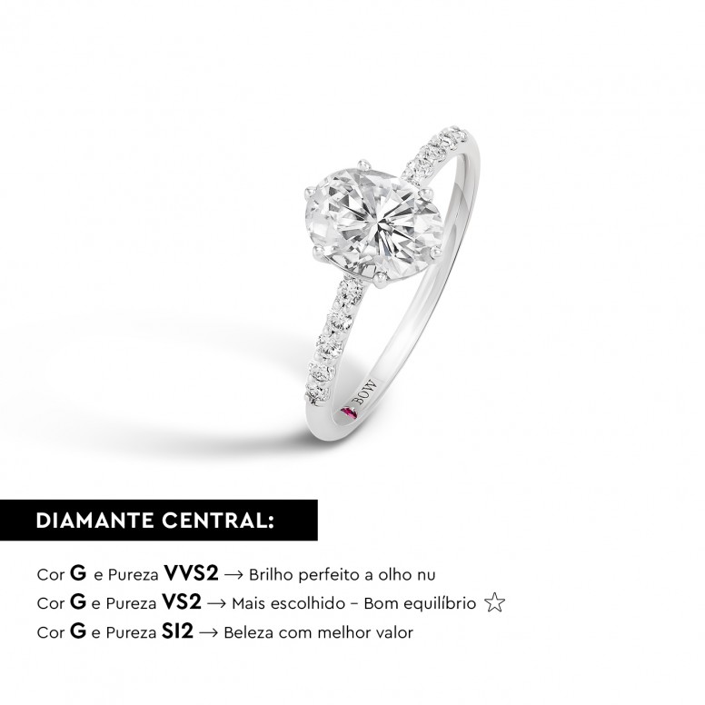 Anillo Liz Oro 18K Diamante