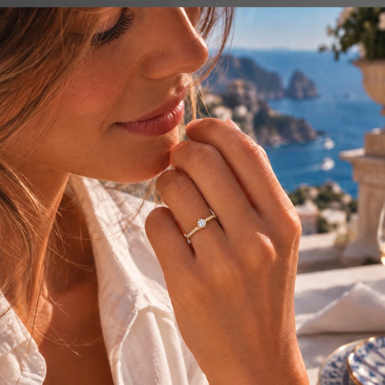 Ring Lucy 18K Gold Diamonds