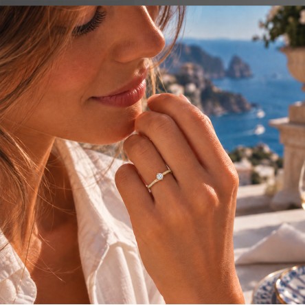 Ring Lucy 18K Gold Diamonds
