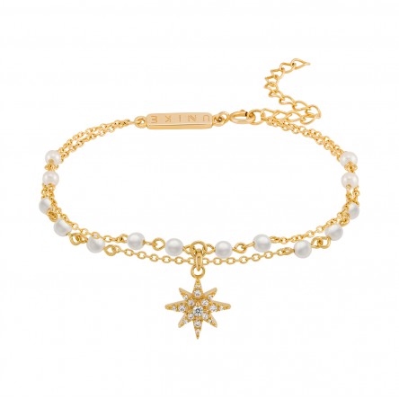Pulseira Fun Estrela & P�rolas