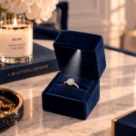 Ring Catherine 18K Gold Diamonds and Topaz