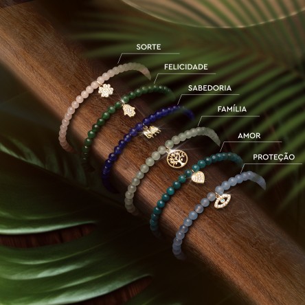 Pulseira Lucky Colors Rose & Clover