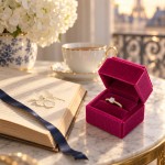 Anillo Jane Oro 18K Diamantes y Topacio