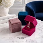 Anillo Stella Oro 18K Agua Marina y Diamantes