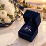 Anillo Zoe Oro 18K Rubi y Diamantes