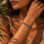 Lucky Colors Blue Stones & Love Heart II Bracelet