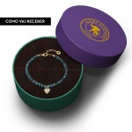 Lucky Colors Blue Stones & Love Heart II Bracelet