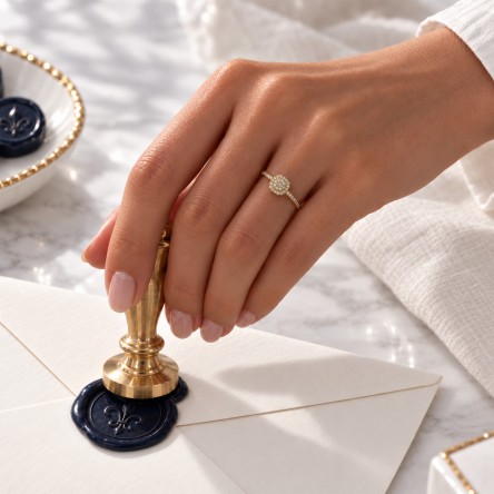 Anillo Anne Oro 18K Diamantes