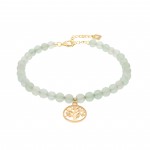 Lucky Colors Green & Tree Of Life Bracelet