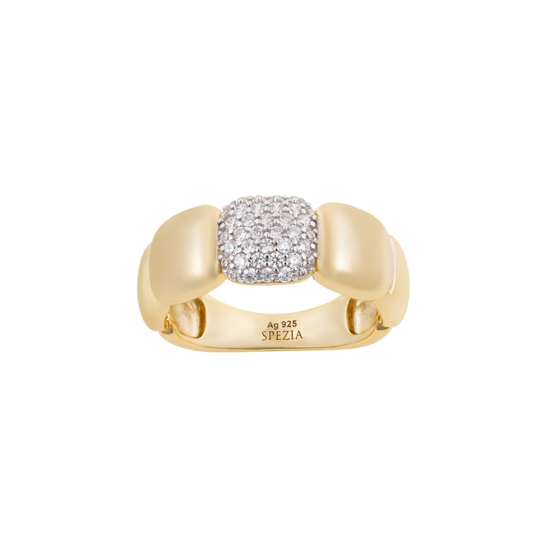 Golden Mosaic II Ring