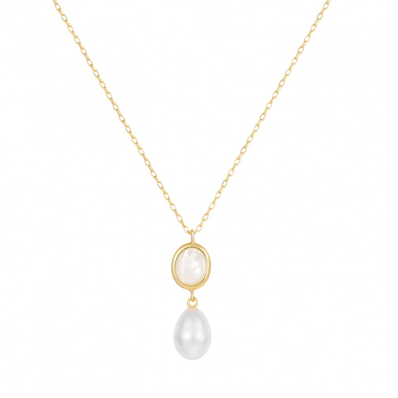 Colar My Pearls & Bright Stone