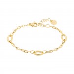 Pulseira Golden Oval Links
