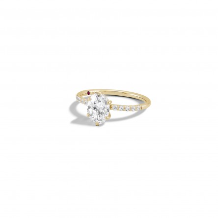 Ring Liz 18K Gold Diamond