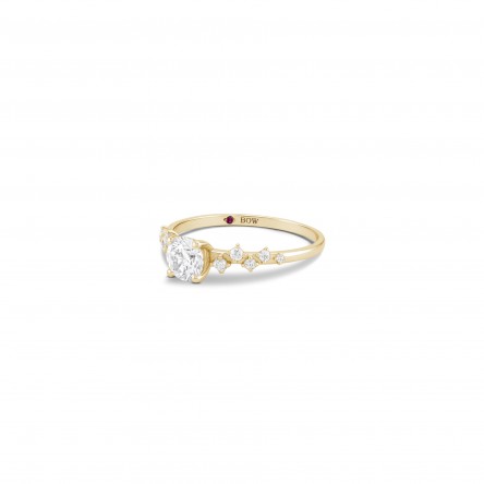 Anel Mia Ouro 18K Diamantes