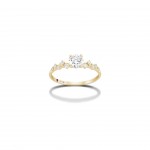 Ring Mia 18K Gold Diamonds and Topaz